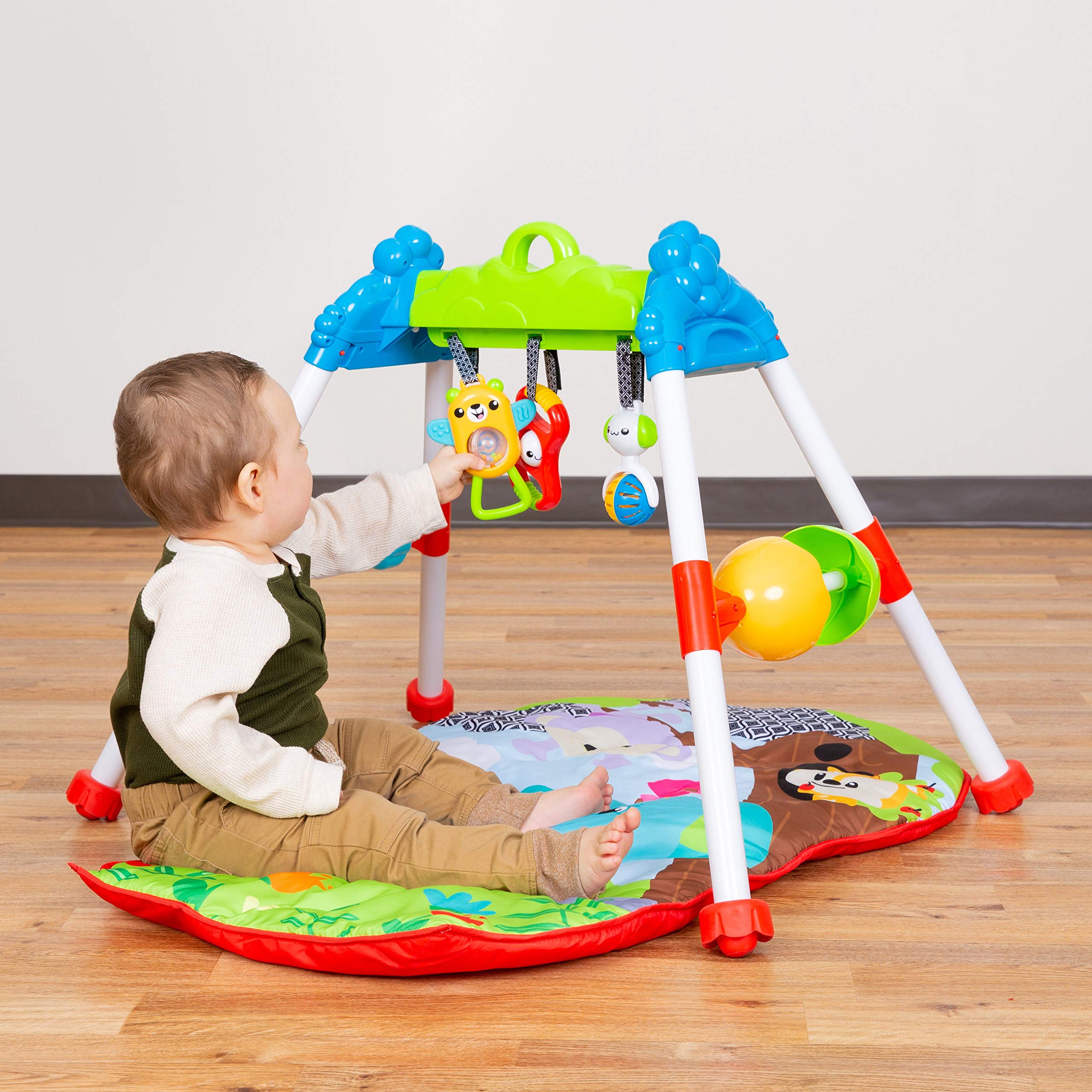 SMART STEPS by baby trend STEM Jammin’ Gym with Play Mat