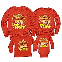 Thanksgiving with The Tribe Thanksgiving Day Matching Family Long Sleeve Shirt