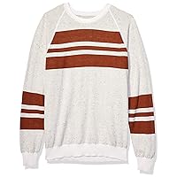 Billy Reid Men's Reversible Cotton Silk Long Sleeve Crew Neck Sweater