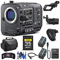 Sony FX6 Full-Frame Cinema Camera (Body Only) (ILME-FX6V) + 128GB Tough Memory Card + BP-U35 Battery + Pro Case + Deluxe Cleaning Set + HDMI Cable + Memory Wallet + More (Renewed)