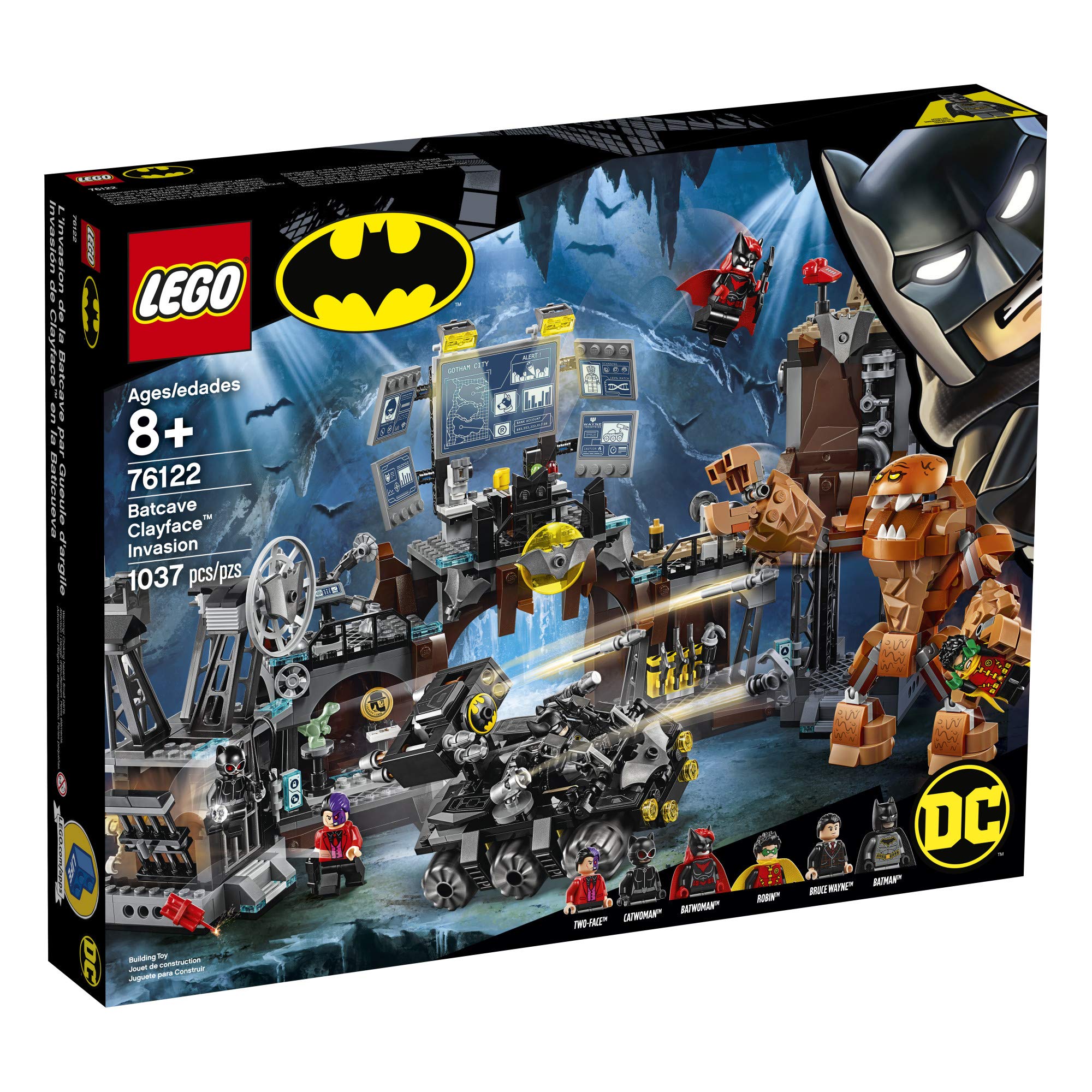 Mua LEGO DC Batman Batcave Clayface Invasion 76122 Batman Toy Building Kit  with Batman and Bruce Wayne Action Minifigures, Popular DC Superhero Toy  (1037 Pieces) trên Amazon Mỹ chính hãng 2023 | Fado