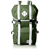 Nylon Mountain Backpack, Heather Khaki, One Size