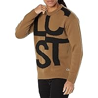Lacoste Men's Long Sleeve Graphic Letters Sweater