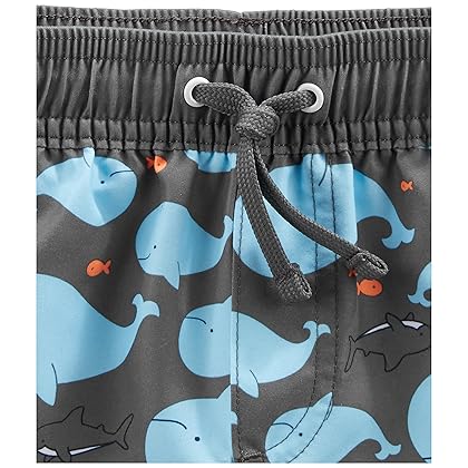 Simple Joys by Carter's Toddlers and Baby Boys' Swimsuit Trunk and Rashguard Set