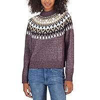 Tommy Hilfiger Women's Half Snowflack Raglan Sweater