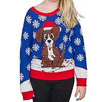 Flappy Animated Ugly Christmas Sweater Youth