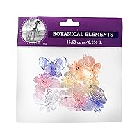 (90544) Butterfly Orchid Clips, Assorted, 10 Units