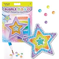 Creativity for Kids Bubble Gem Super Sticker: Star, Window Art Crafts for Girls Ages 6-8+, Diamond Painting Kits for Kids, Small Craft Kits and Kids Christmas Gifts