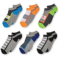 Jefferies Socks Sporty Athletic Low Cut Half Cushion Socks 6 Pair Pack Sockshosiery