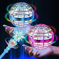 AMERFIST 2023 Flying Orb Ball Toy,Cosmic Globe Boomerang Hover Ball Galactic Hand Drone Orbit, Cool Toys Gift for 6 7 8 9 10+ Year Old Boys Girls Teens Outdoor Toys(Blue+Pink+Magic Wand)