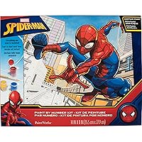 Dimensions PaintWorks Marvel Spiderman Paint by Number for Adults and Kids, Finished Project 14
