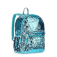 Nations 2 Way Reversible Sequin Backpack Turquoise