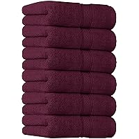 Utopia Towels [6 Pack Premium Hand Towels Set, (16 x 28 inches) 100% Ring Spun Cotton, Ultra Soft and Highly Absorbent 600GSM Towels for Bathroom, Gym, Shower, Hotel, and Spa (Burgundy)
