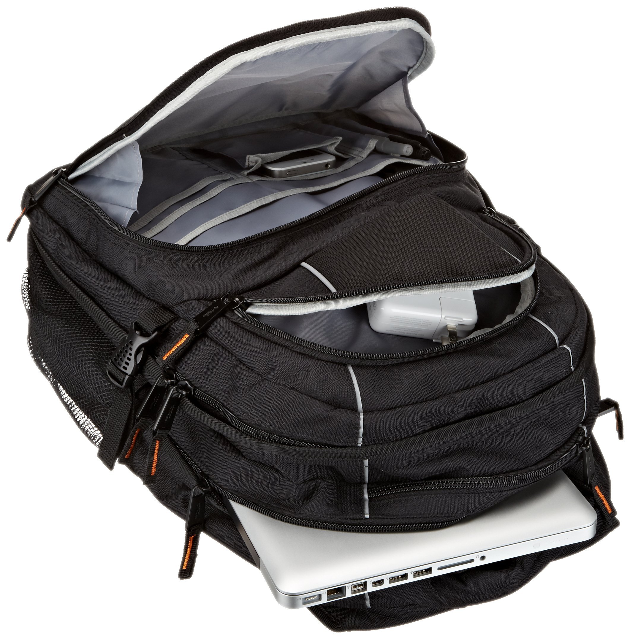 Amazon Basics Laptop Backpack Fits Up to 17-Inch Laptops, Black