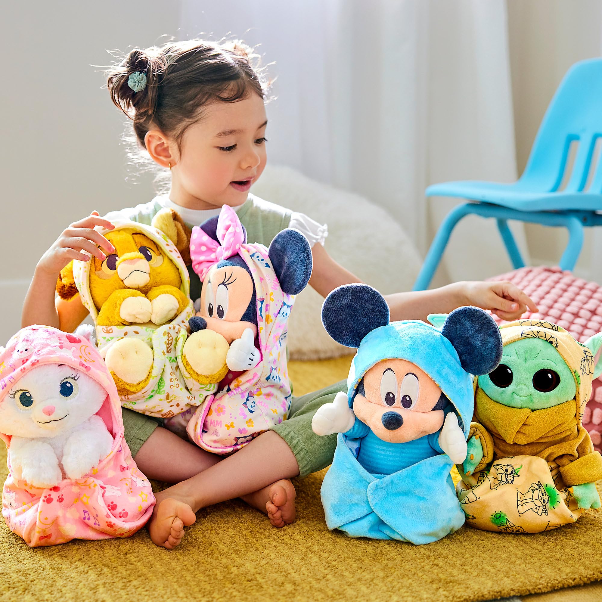 Disney Store Official Star Wars 10-Inch Grogu Plush in Swaddle - The Child' Design from The Mandalorian Series Babies Edition - Soft & Cuddly Toy for Fans & Kids