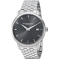 Raymond Weil 'Toccata' Swiss Quartz and Stainless Steel Casual Watch, Color:Silver-Toned (Model: 5488-ST-60001)