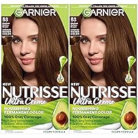 Hair Color Nutrisse Nourishing Creme, 53 Medium Golden Brown (Chestnut) Permanent Hair Dye, 2 Count (Packaging May Vary)