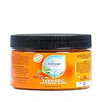 Fervour Amour - Turmeric Scrub for making Skin Soft and Smooth, Moisturizing and Exfoliating Body, Face, Hand, Foot Scrub, Boosts Circulation 4 oz.