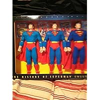 THE HISTORY OF SUPERMAN COLLECTION Three 12 INCH FIGURES