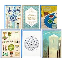 Hallmark Tree of Life Passover Cards Assortment, Happy Passover (6 Cards with Envelopes)