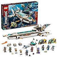 LEGO NINJAGO Hydro Bounty Building Set, 71756 Submarine Toy with Kai and NYA Minifigures, Ninja Toys, Gifts, Presents for Kids, Boys, Girls Age 9 Plus Years Old