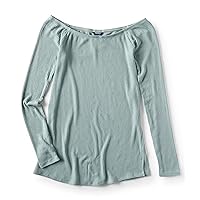 AEROPOSTALE Womens Seriously Soft Pullover Blouse, Green, X-Large