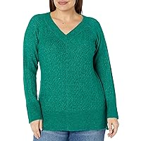 Avenue Women's Plus Size Sweater Nova Cable