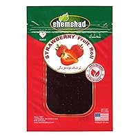 Shemshad Lavashak Strawberry Authentic Persian Style Fruit Leather Sour and Salty Fruit Layer Made in USA Certified Kosher 2oz لواشک توت فرنگی