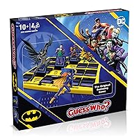 Winning Moves DC Comics Batman Guess Who? Board Game, Play with Your Favourite Gotham City Characters Including Batgirl, Robin, Joker and Harley Quinn, 2 Player Game for Ages 4 Plus