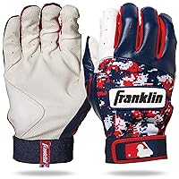 Franklin Sports MLB Baseball Batting Gloves - Digitek Adult + Youth Batting Glove Pairs - Baseball + Softball Batting Gloves - Multiple Sizes + Colors