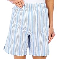 Coral Bay Womens Stripes Print Shorts 39 (US 8)