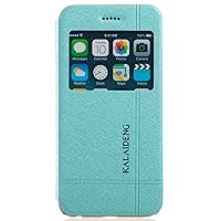 KLD Iceland 2 Series Folio PU Leather Case for iPhone 6 - Retail Packaging - Blue