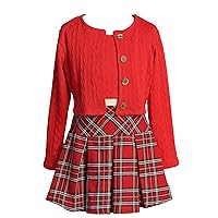 Little Girls Kids Toddler Fall Winter Outfit Jacket Top Skirt 3 PCS Cloth Set