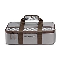 Rachael Ray Lasagna Lugger, Thermal Insulated Casserole Carrier for Hot or Cold Food, Lugger Tote for Pockluck, Parties, Picnic, and Cookouts, Fits 9