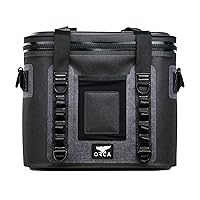 Walker 20 Can Soft Cooler Bag, Insulated Bag with Shoulder Strap and Extra Pockets, Holds 20 Cans of Soda, Keeps Drinks Ice Cold All Day, Perfect for Beach, Park, Hikes, Picnics and More