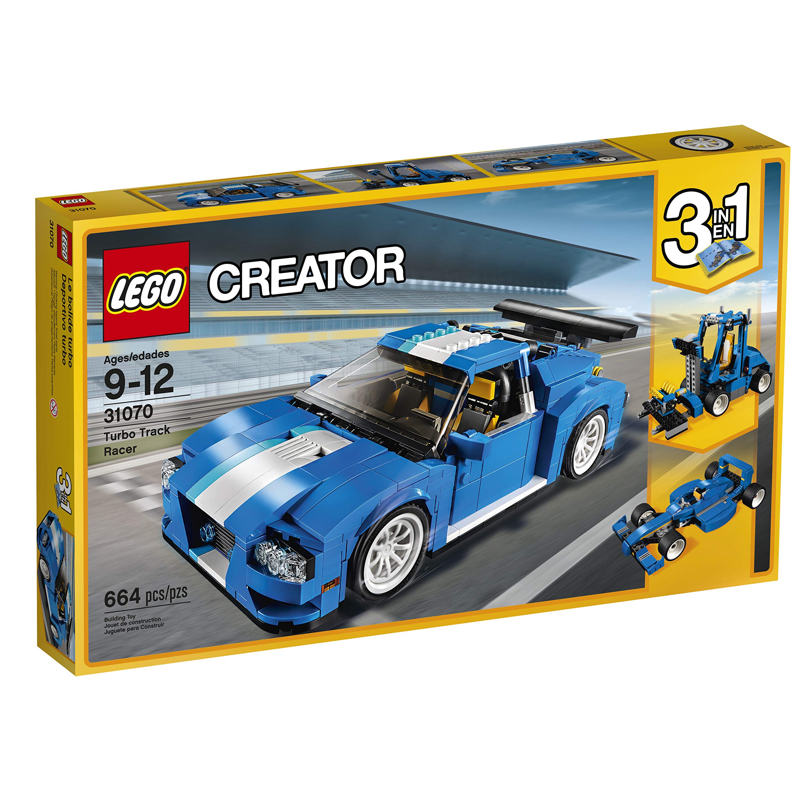 LEGO Creator Turbo Track Racer 31070 Building Kit (664 Piece)