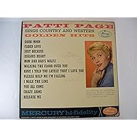 Patti Page Sings Country and Western Golden Hits Patti Page Sings Country and Western Golden Hits Vinyl Audio CD