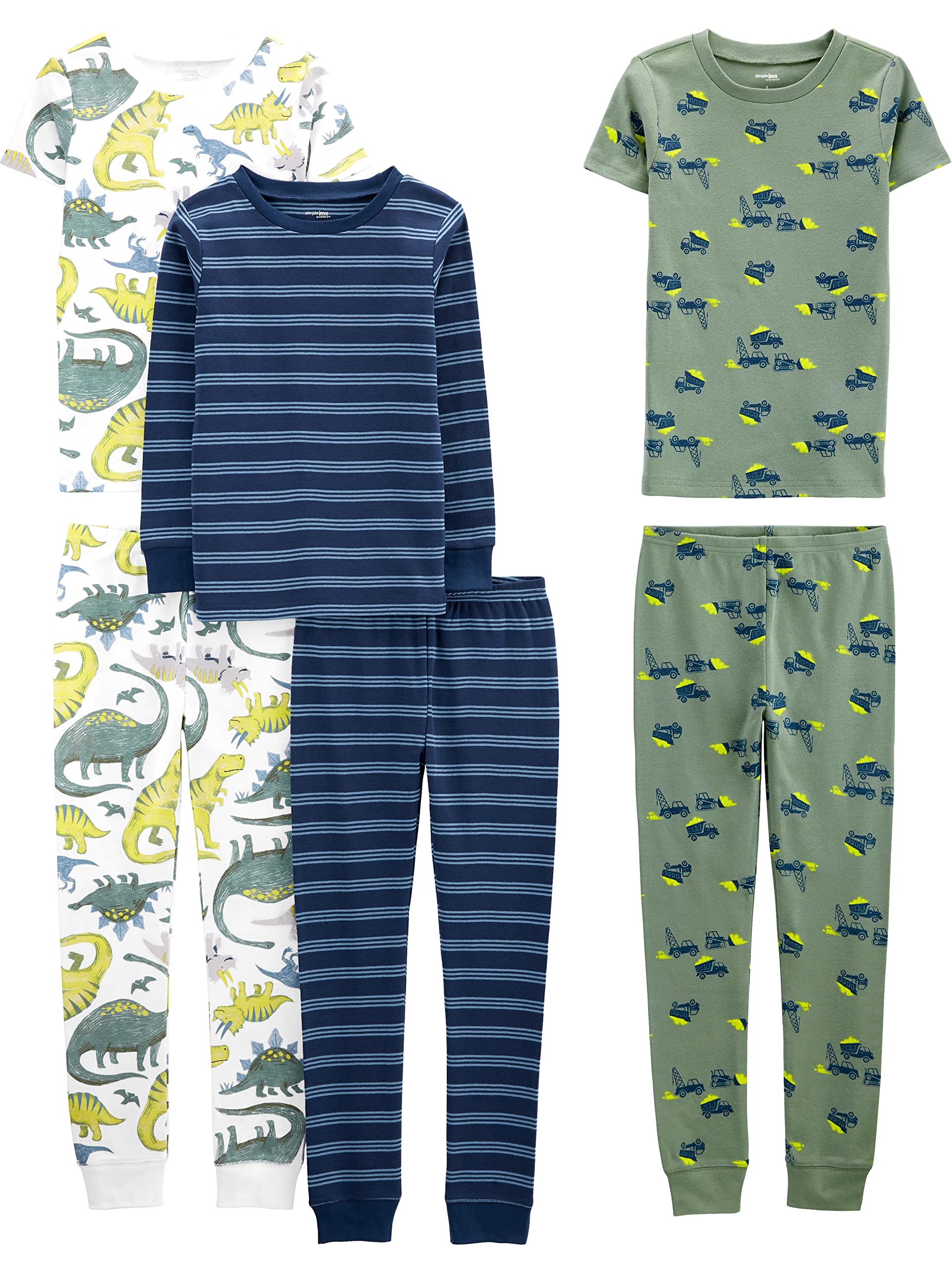 Simple Joys by Carter's Boys' Snug-Fit Cotton Pajama Set