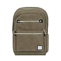 Travelon Heritage, Anti-Theft Backpack, Olive, 12.5 X 18 X 7.5