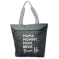 Brooke & Jess Designs Mommy Bag for Hospital - Mama Bear Mom Tote Bag - Mom Bags for Women, Maternity Gift Bags for Mamas