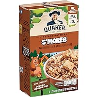 Quaker Instant Oatmeal, Smores, 1.23 Oz Packets, Pack of 6