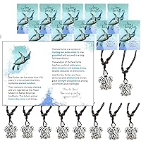 Smiling Wisdom - 10 Bulk Sets - Employee Staff Appreciation Greeting Cards and Matching Gifts - Women, Men - 30 Pieces (Sea Turtle)