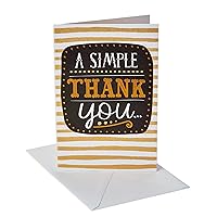 American Greetings Thank You Card (A Simple Thank You)