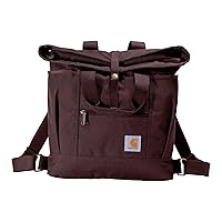 Carhartt, Durable Bag with Adjustable Straps and Laptop Sleeve, Convertible Backpack Tote (Port), One Size