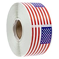 500 American Flag Stickers / 2.125