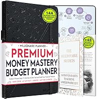 Financial Planner, Monthly Budget Planner and Monthly Bill Organizer - 12 Month Journey to Financial Freedom, Monthly Budget Book Planner, Money Saving Book a Budgeting Planner or Finance Planner
