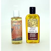 Natural Skin Care Oils - Jojoba Oil and Vitamin E Oil