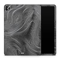Compatible with iPad Pro 11” 3rd 4th Gen - Skin Decal Protective Scratch Resistant Vinyl Wrap - Abstract Silky Stripes