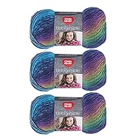 Red Heart Boutique Unforgettable Gossamer Yarn - 3 Pack of 100g/3.5oz - Acrylic - 4 Medium (Worsted) - 270 Yards - Knitting/Crochet