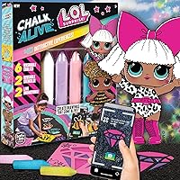 L.O.L. Surprise! Chalk Alive, Create Drawings That Come Alive, Vibrant Sidewalk Chalk for Kids, Design LOL Surprise Augmented Reality Art, Great LOL Surprise Gifts, Interactive LOL Surprise Toys
